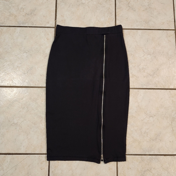NEW Zipper Pencil Bodycon Adjustable High Waist Split Thigh - Picture 1 of 6